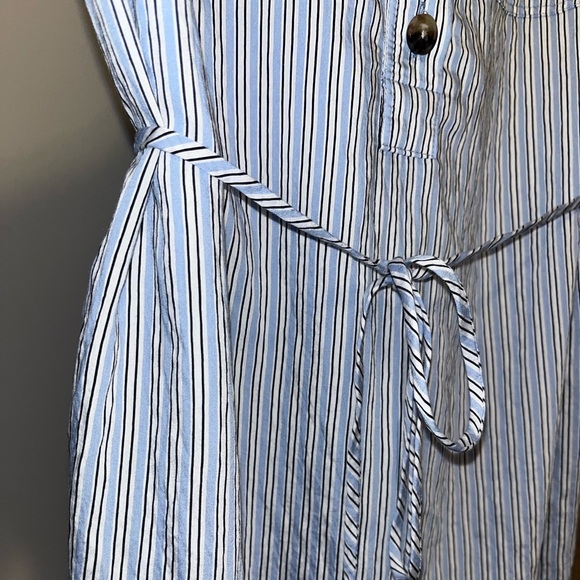 LOFT NWOT Petite Striped Pocket Shirtdress - Picture 7 of 10